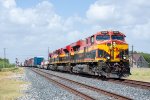 KCS 4809 rumbles through Sinton